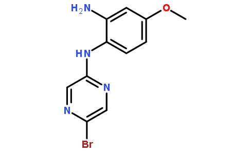 2-(2-氨基-4-甲氧基苯胺基)-5-溴吡嗪