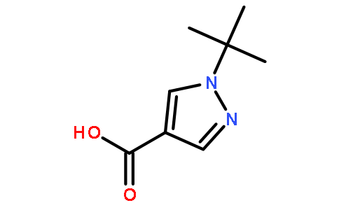 1-叔丁基吡唑-4-甲酸