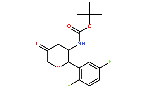 N-[(2R,3S)-2-(2,5-二氟苯基)四氢-5-氧代-2H-吡喃-3-基]氨基甲酸叔丁酯