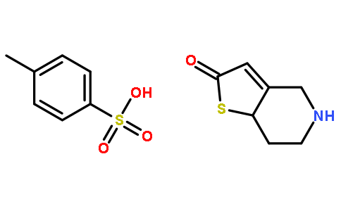 7、5,6,7,7a-四氢噻吩并[3,2-c]吡啶-2(4H)-酮对甲苯磺酸盐