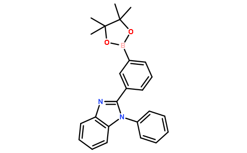 3-(1-苯基-1H-苯并咪唑-2-基)苯硼酸嚬哪醇酯