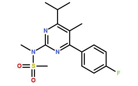 N-[4-(4-氟苯基)-5-甲基-6-(1-甲基乙基)-2-嘧啶基]-N-甲基甲烷磺酰胺