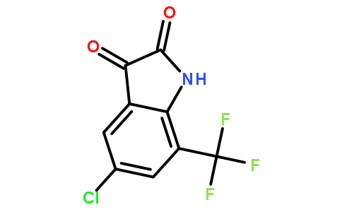 5-氯-7-(三氟甲基)吲哚啉-2,3-二酮