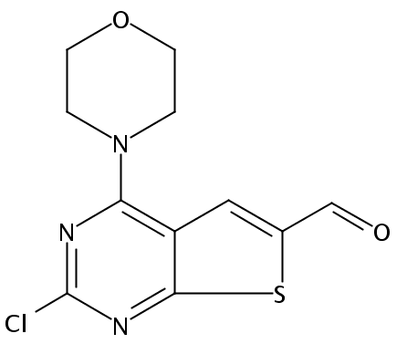 2-氯-4-吗啉噻吩并[2,3-d]嘧啶-6-甲醛
