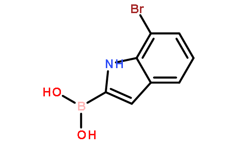 (7-溴-1H-吲哚-2-基)硼酸