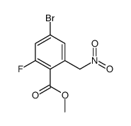 methyl 4-bromo-2-fluoro-6-(nitromethyl)benzoate