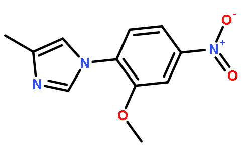 1-(2-甲氧基-4-硝基苯基)-4-甲基-1H-咪唑