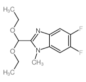 2-(二乙氧基甲基)-5,6-二氟-1-甲基-1H-苯并咪唑