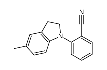 2-(5-methyl-2,3-dihydroindol-1-yl)benzonitrile