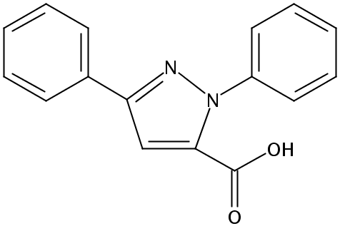 2,5-二(苯基)-3-吡唑羧酸