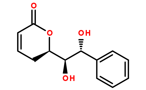 哥纳香二醇； (6R)-6-[(1R,2R)-1,2-二羟基-2-苯基乙基]-5,6-二氢-2H-吡喃-2-酮