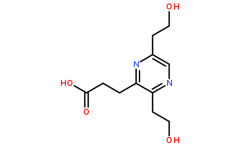 3,6-二(2-羟基乙基)-2-吡嗪丙酸