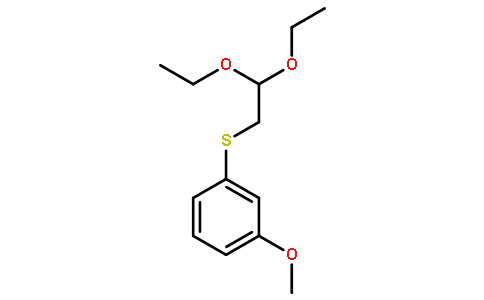 1-[(2,2-二乙氧基乙基)硫代]-3-甲氧基-苯