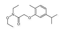 N-ethoxy-N-ethyl-2-(2-methyl-5-propan-2-ylphenoxy)acetamide