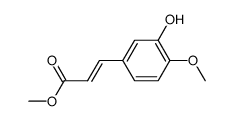 (E)-3-羟基-4-甲氧基肉桂酸甲酯 对照品(标准品) | 97966-29-5