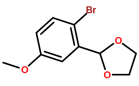 2-(2-溴-5-甲氧基苯基)-[1,3]二氧戊环