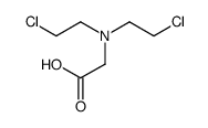 2-[bis(2-chloroethyl)amino]acetic acid