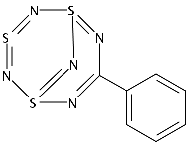 7-Phenyl-1,3,5-trithia(IV)-2,4,6,8,9-pentaazabicyclo[3.3.1]nona-1(9),2,3,5,7-pentene