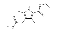 ethyl 4-(2-methoxy-2-oxoethyl)-3,5-dimethyl-1H-pyrrole-2-carboxylate