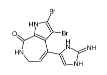 4-(2-amino-1H-imidazol-5-yl)-2,3-dibromo-6,7-dihydro-1H-pyrrolo[2,3-c]azepin-8-one