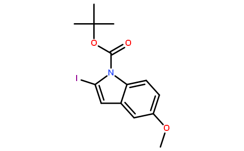 2-碘-5-甲氧基-1H-吲哚-1-羧酸叔丁酯