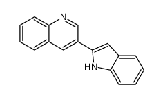 3-(1H-indol-2-yl)quinoline
