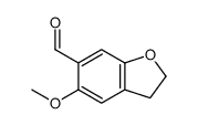 2,3-dihydro-5-methoxy-6-Benzofurancarboxaldehyde