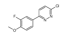 3-chloro-6-(3-fluoro-4-methoxyphenyl)pyridazine