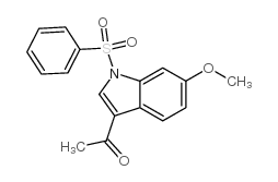 1-(6-甲氧基-1-(苯基磺酰基)-1H-吲哚-3-基)乙酮