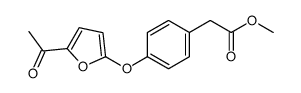 2-[4-[(5-乙酰基-2-呋喃基)氧基]苯基]乙酸甲酯